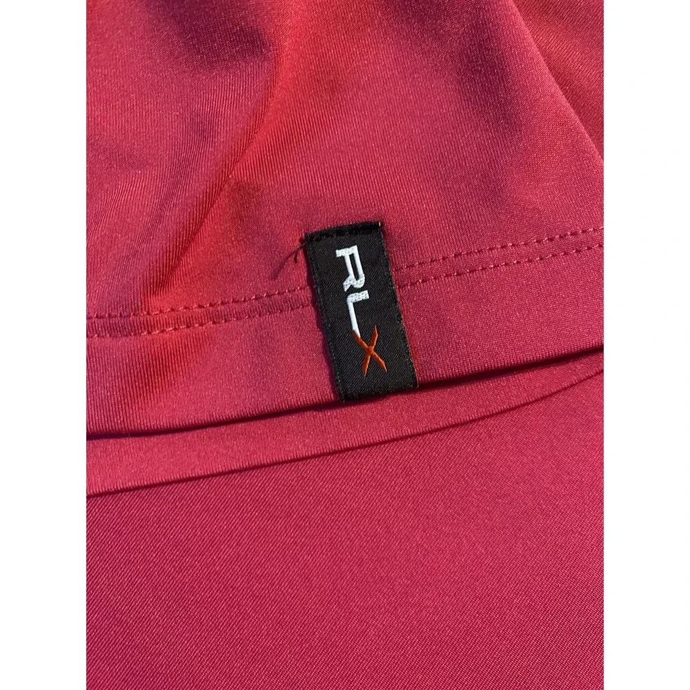 Ralph Lauren Polo Shirt Men's L‎ Pink RLX Golf Lightweight Stretch Performance